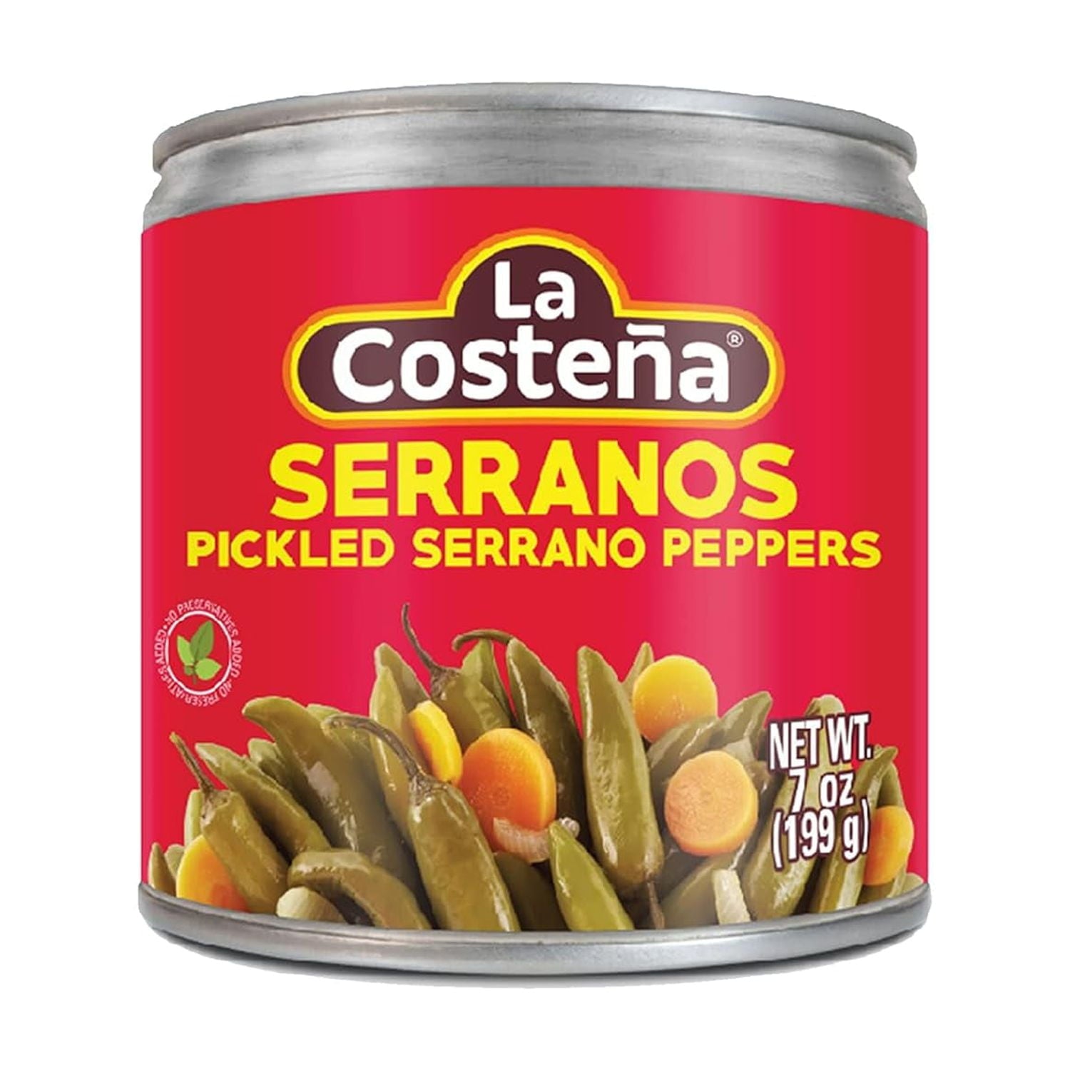 LA COSTENA (Pack of 36) La Costena Pepper Serrano Chili Peppers 7 Oz