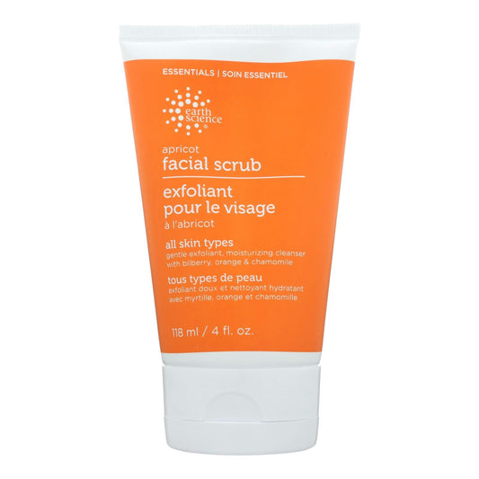 Earth Science Facial Scrub Apricot Gentle - 4 fl oz (Pack of 3)