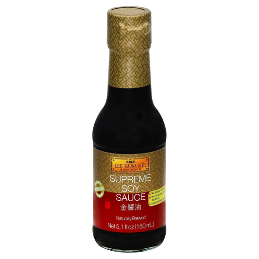 Lee Kum Kee Soy Sauce Supreme 5.1 Oz Pack of 12