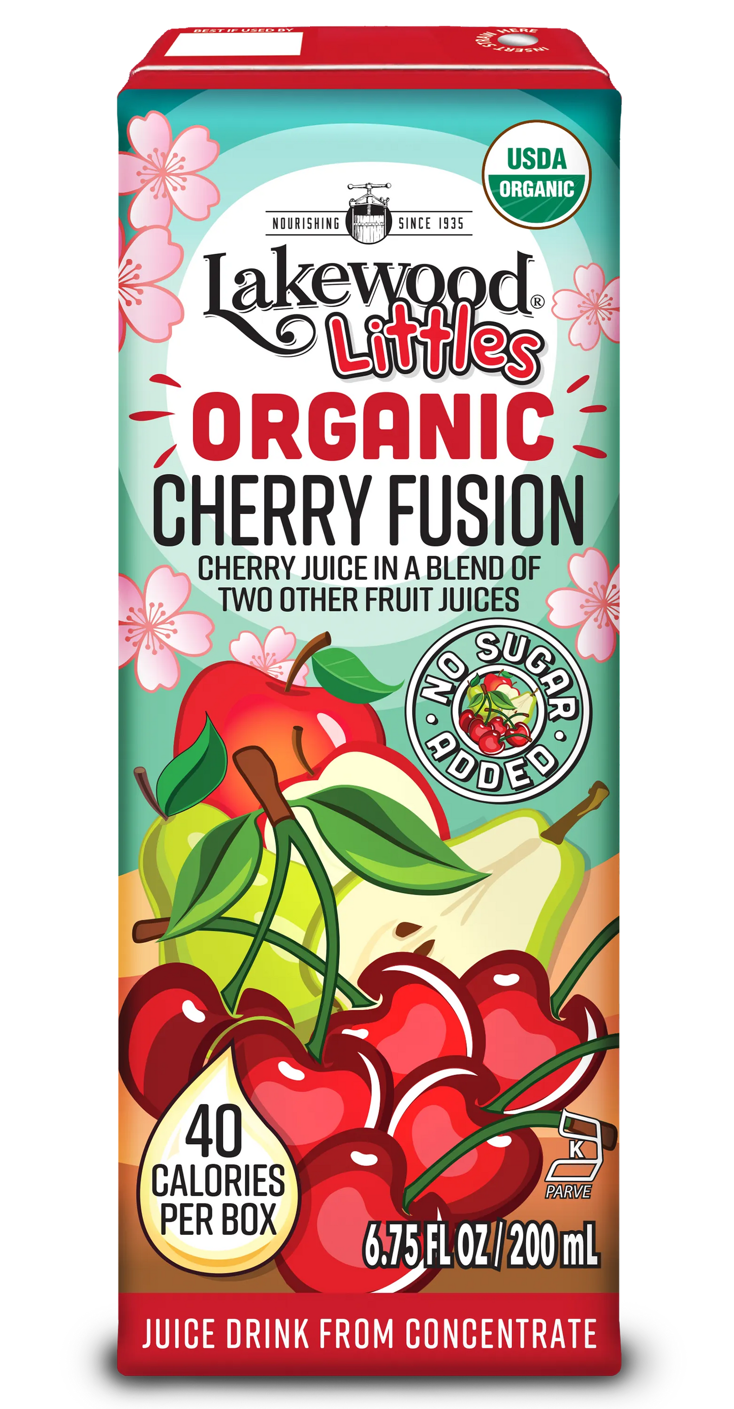 LAKEWOOD (Pack Of 12) Lakewood Juice Cherry Fusion Organic 54 Fl Oz