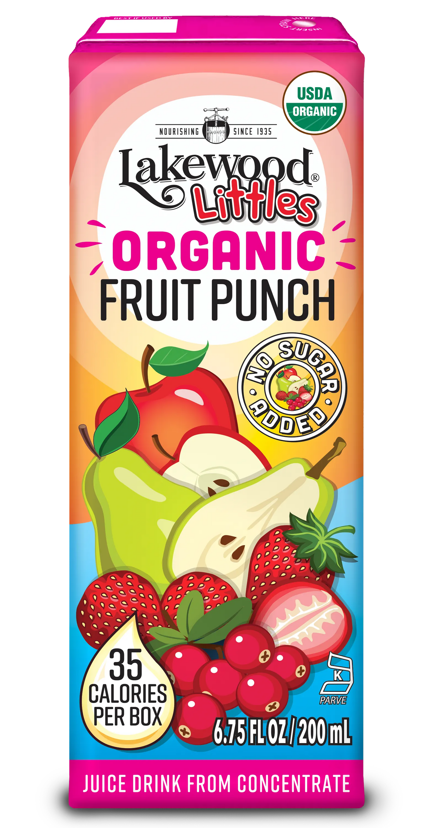 LAKEWOOD (Pack Of 12) Lakewood Juice Fruit Punch Organic 54 Fl Oz