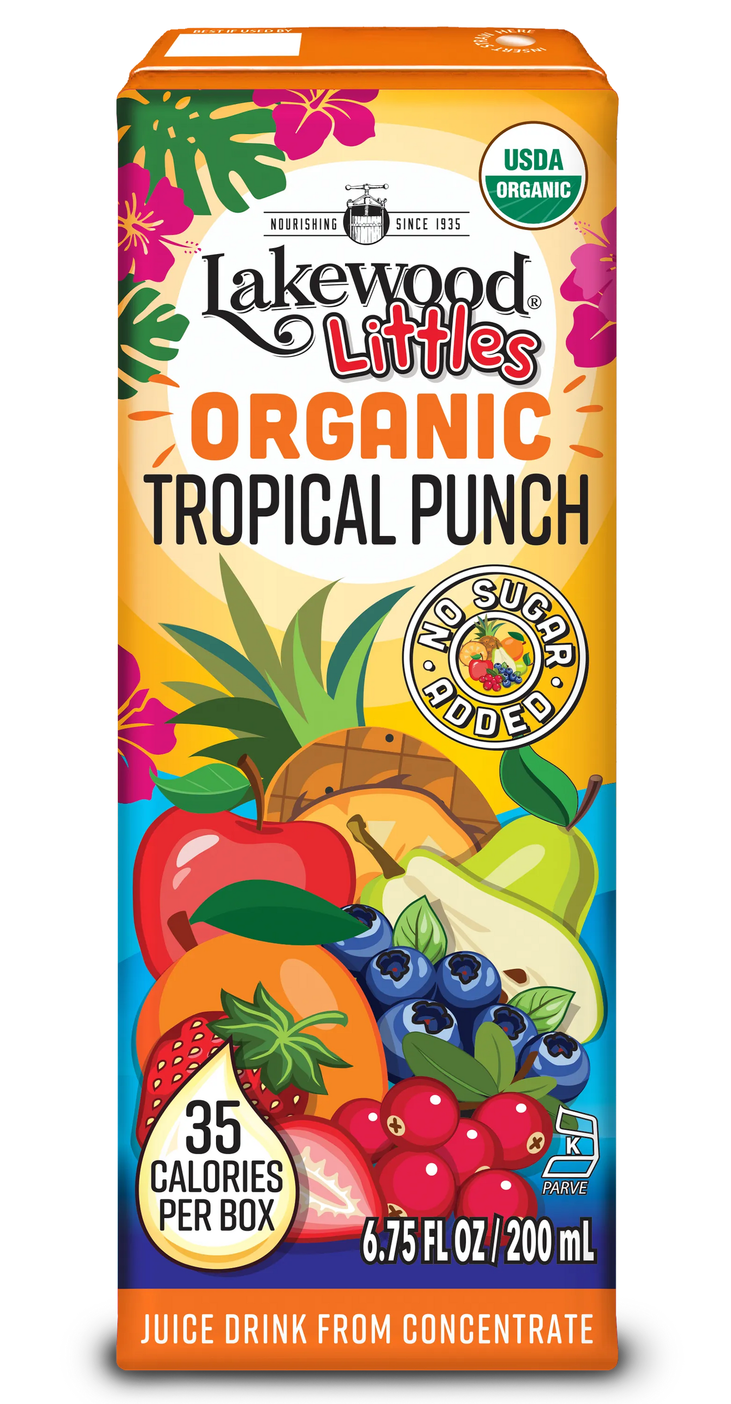 LAKEWOOD (Pack Of 12) Lakewood Juice Tropical Punch Organic 54 Fl Oz
