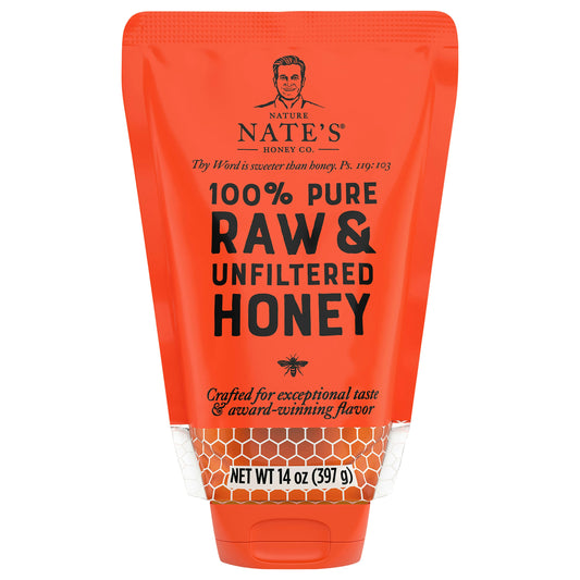 Nature Nates Honey Classic Pouch 14 Oz (Pack of 6)