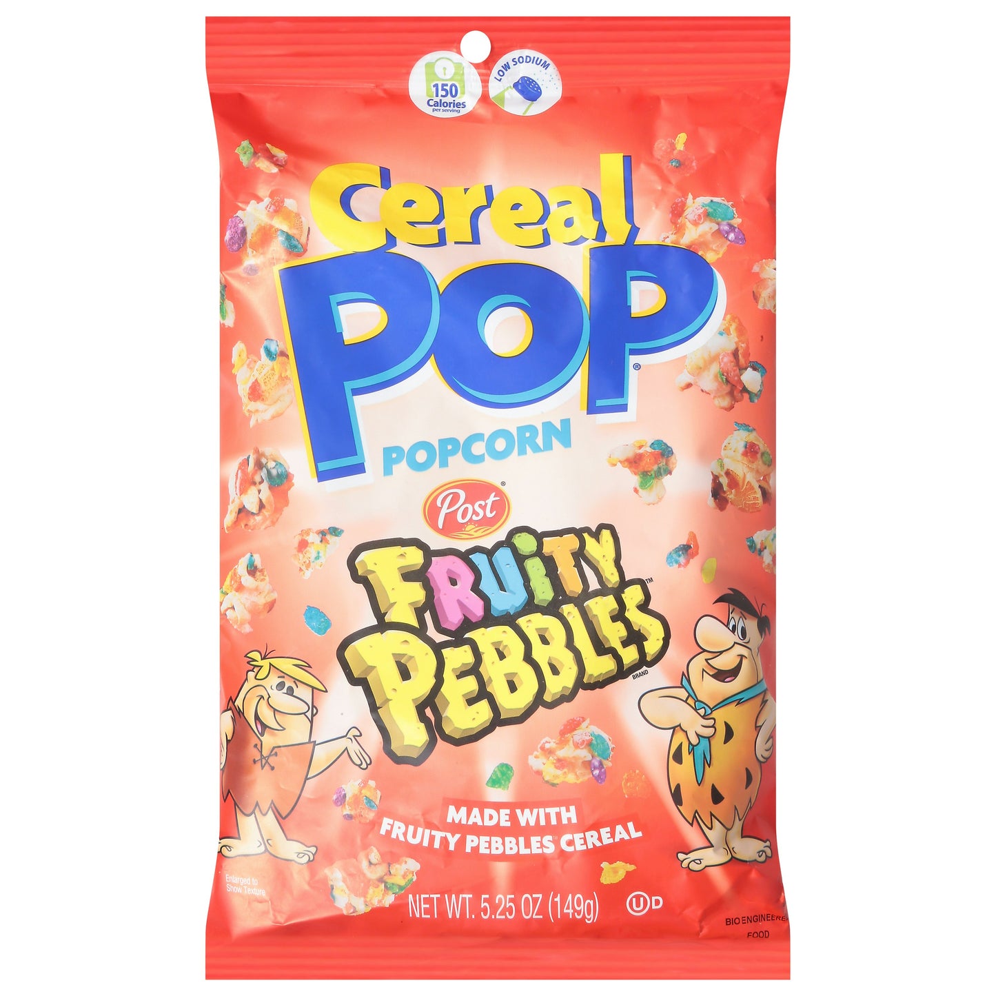 Cookie Pop Popcorn Cereal Pop Fruty Pebbles - 5.25 OZ (Pack of 12)