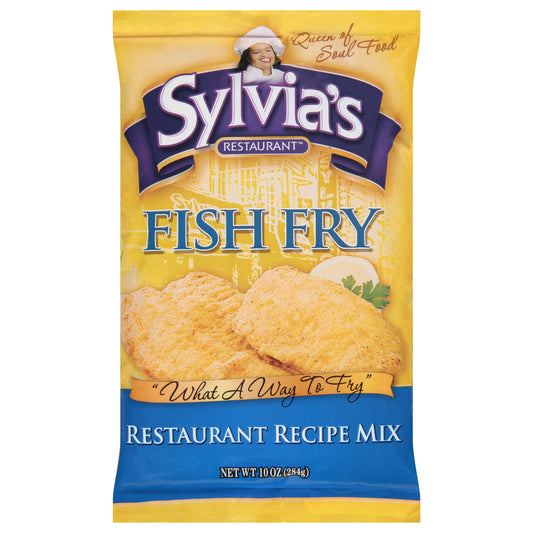 Sylvias Mix Fry Fish 10 oz (Pack of 9)