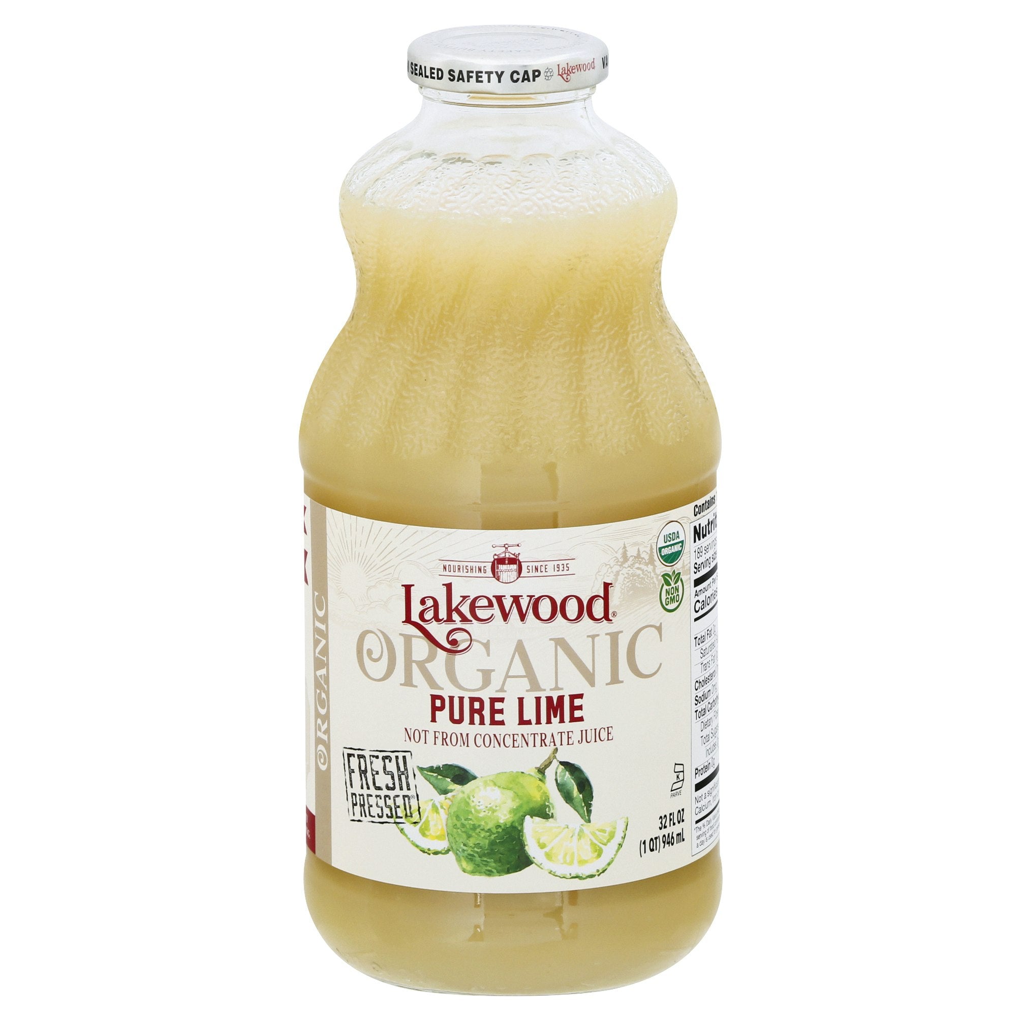 Lakewood Juice Pure Lime Organic