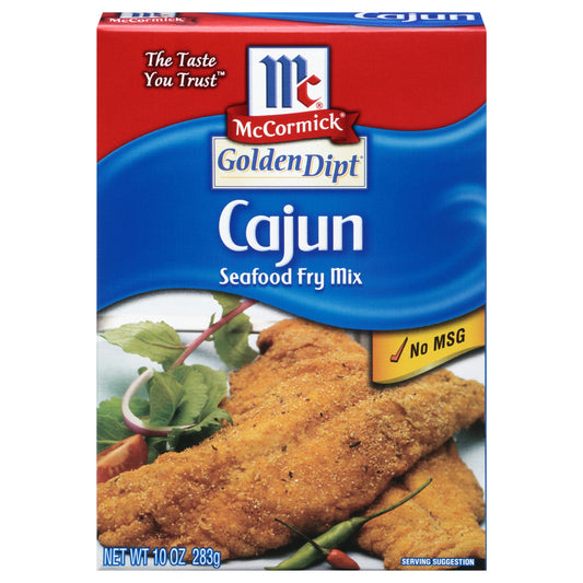 Golden Dipt Mix Fry Fish Cajun Style 10 oz (Pack of 8)