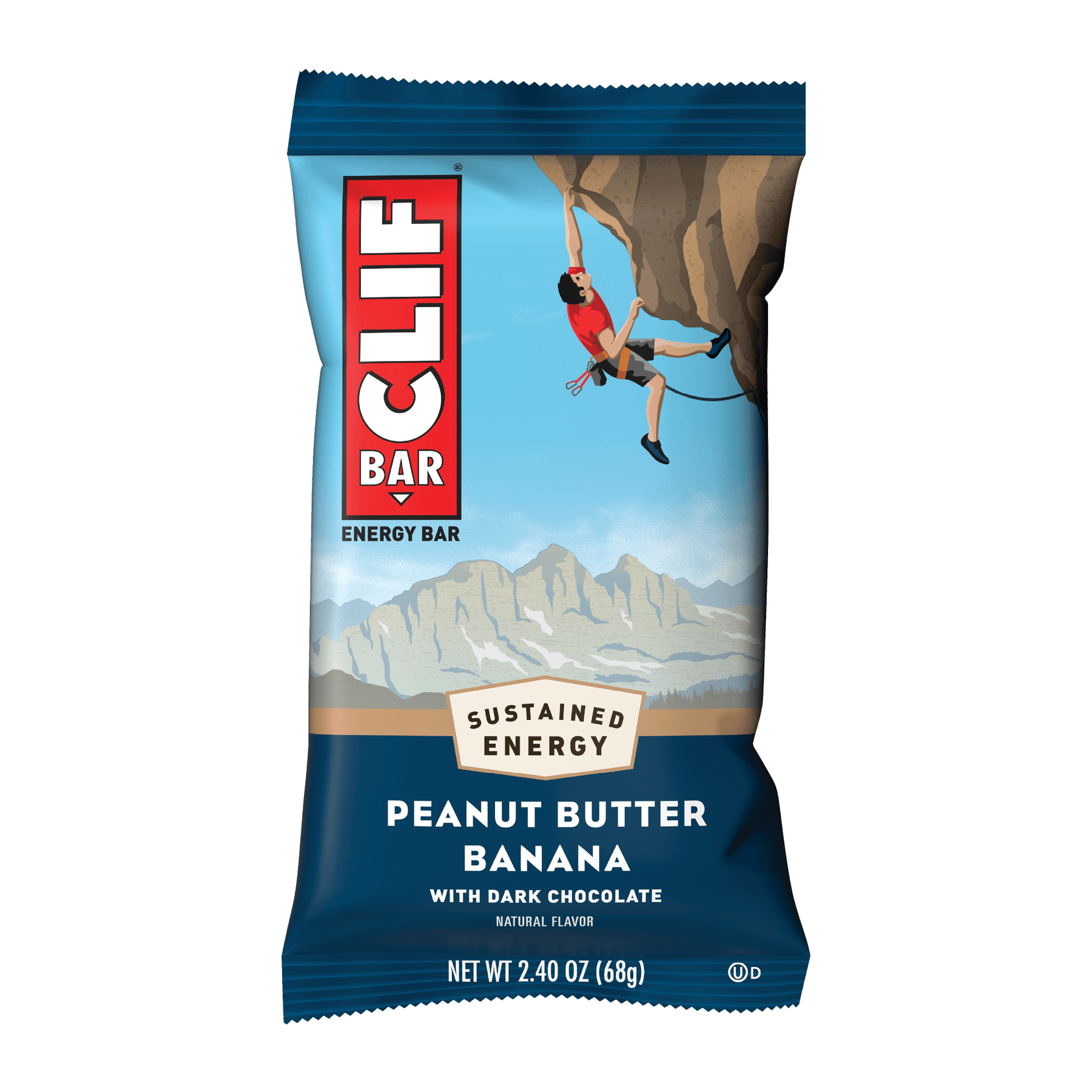 CLIF (Pack of 24) Clif Bar Peanut Butter Banana Dark Chocolate 2.4 Oz