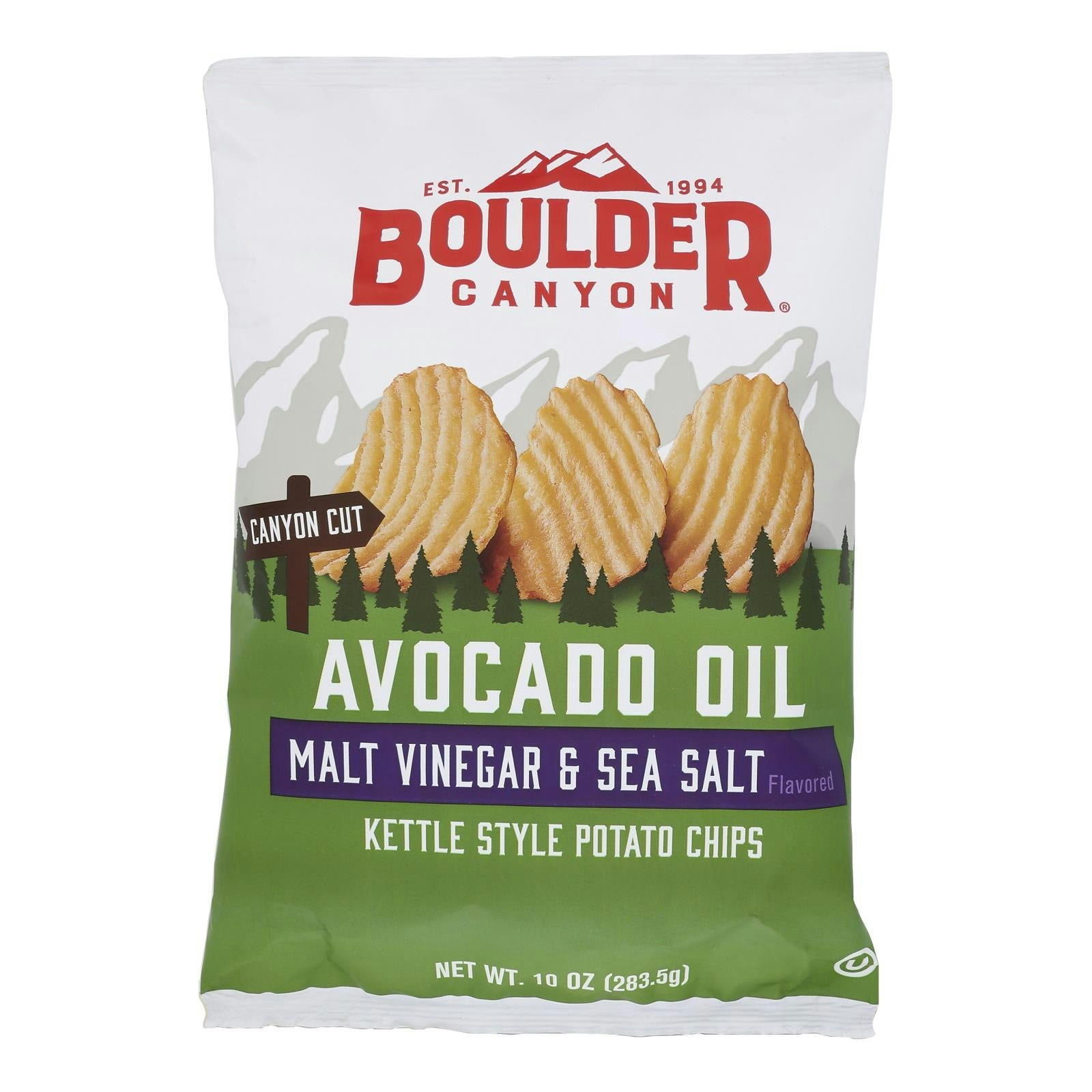 Boulder Canyon Chip Avocado Oil Malt Vinegar Sea Salt
