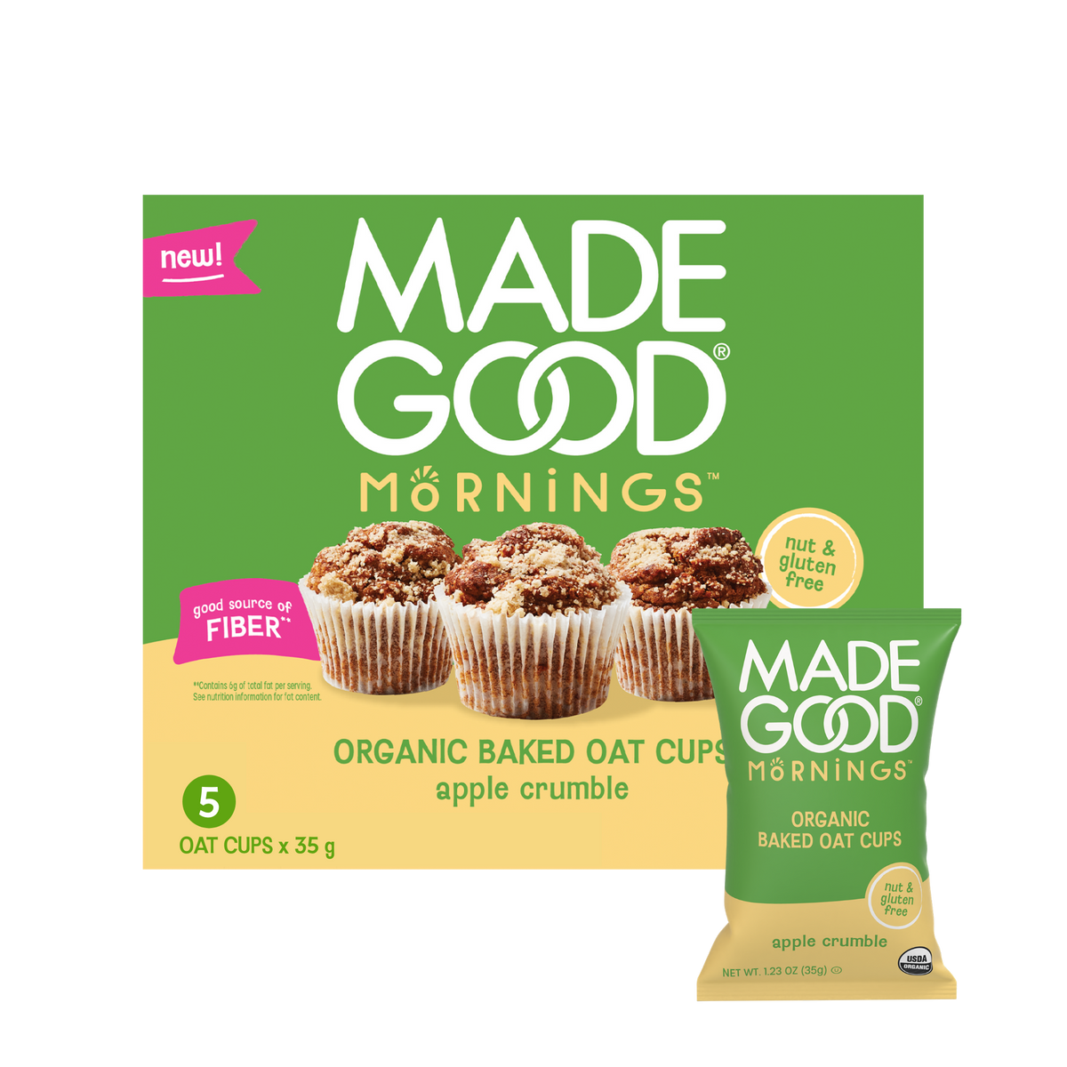 Madegood Cup Oat Apple Crumble