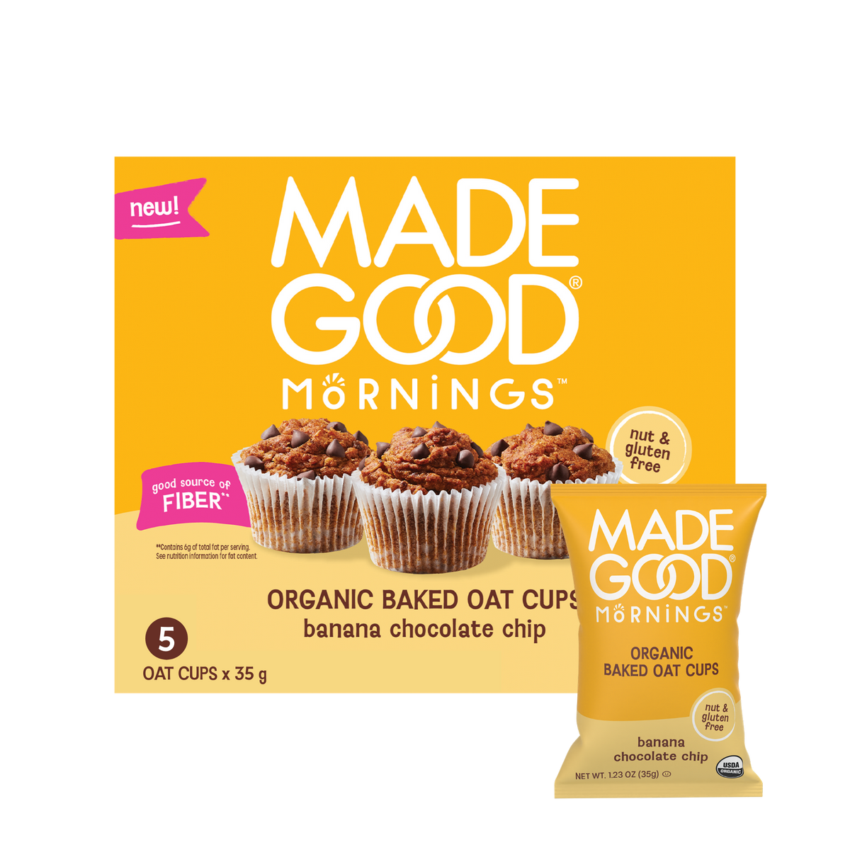 Madegood Cup Oat Ban Chocolate Chip