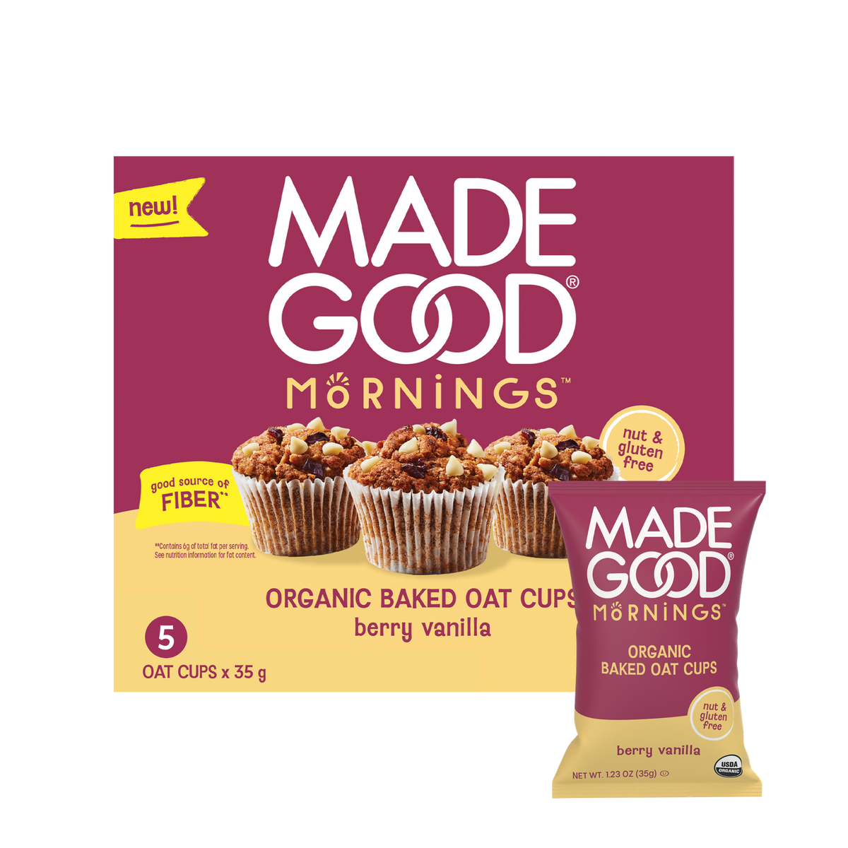 Madegood Cup Oat Berry Vanilla