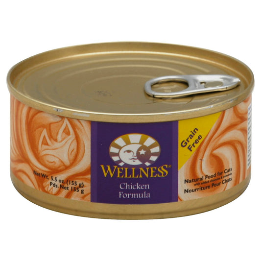 Wellness Cat Food Chicken 5.5 Oz Pack of 24