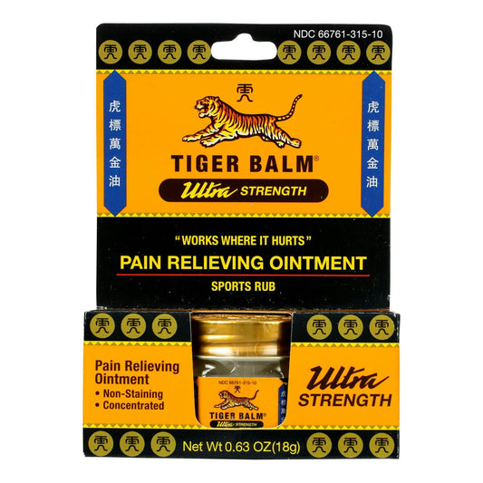 Tiger Balm Pain Relief Ointment - 0.63 oz (Pack of 6)