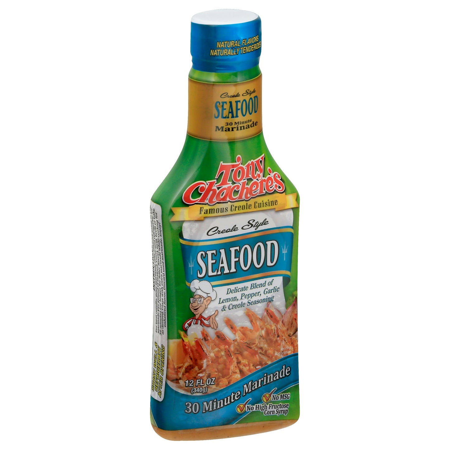 Tony Chacheres Marinade Seafood Pourable 12 oz (Pack of 6)