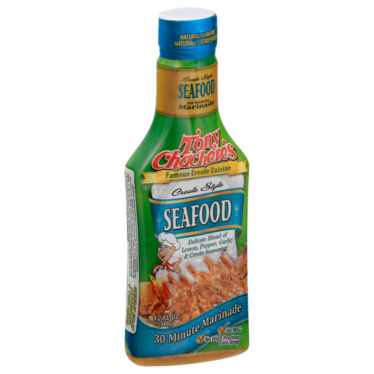 Tony Chacheres Marinade Seafood Pourable 12 oz (Pack of 6)