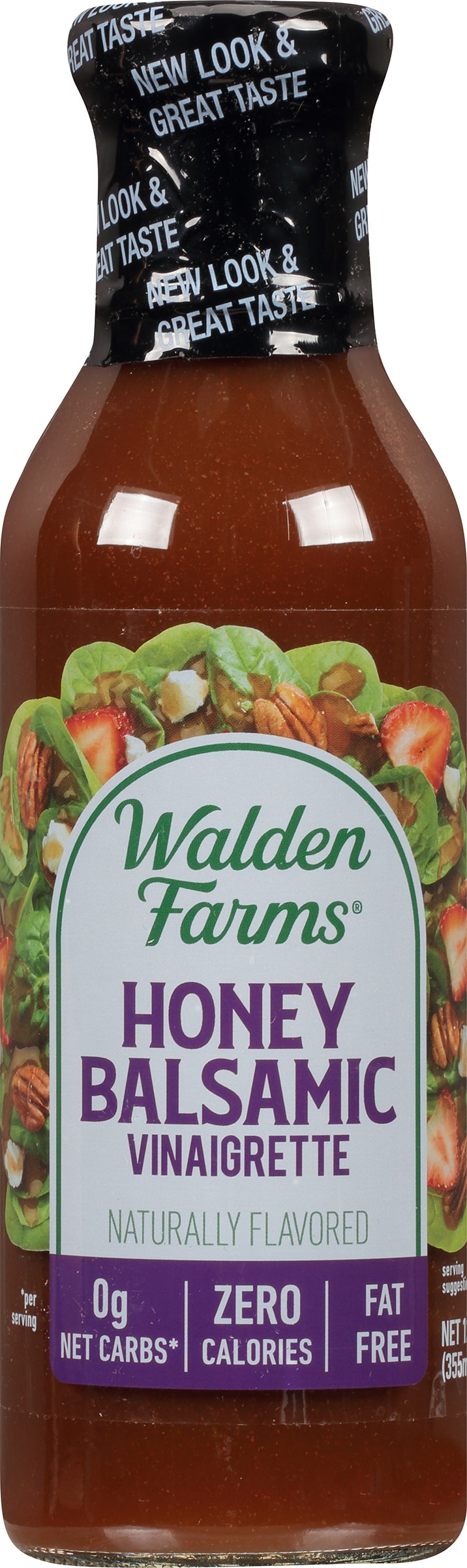 Walden Farms Dressing Honey Balsamic Vinaigrette 12 Fl Oz (Pack of 6)
