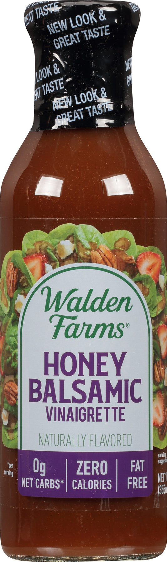Walden Farms Dressing Honey Balsamic Vinaigrette 12 Fl Oz (Pack of 6)