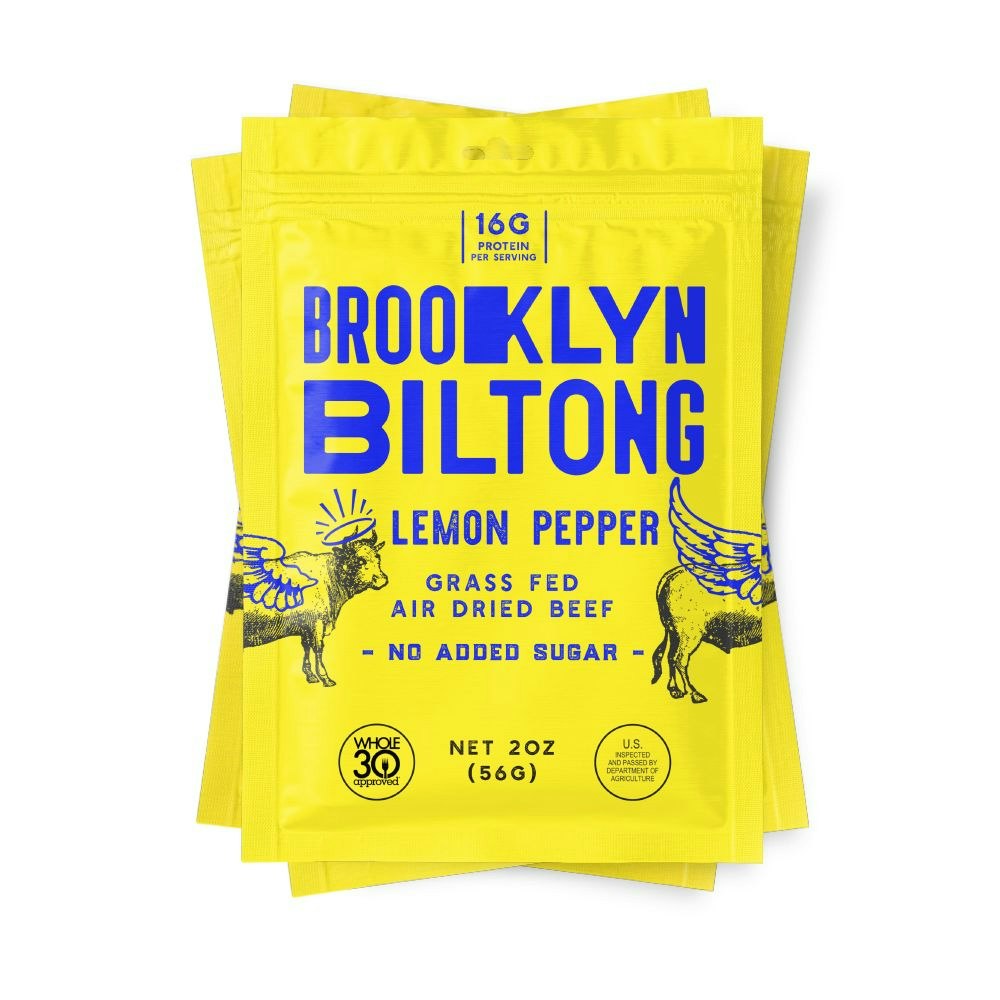 Brooklyn Biltong Jerky Lemon Pepper