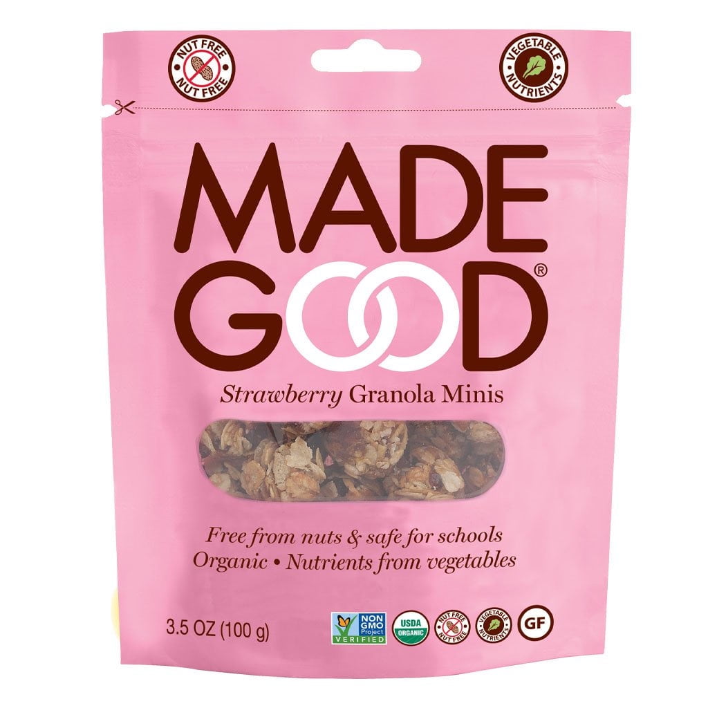 MADEGOOD (Pack of 24) Madegood Strawberry Granola Cereal Natural Gluten Free 3.5 Oz