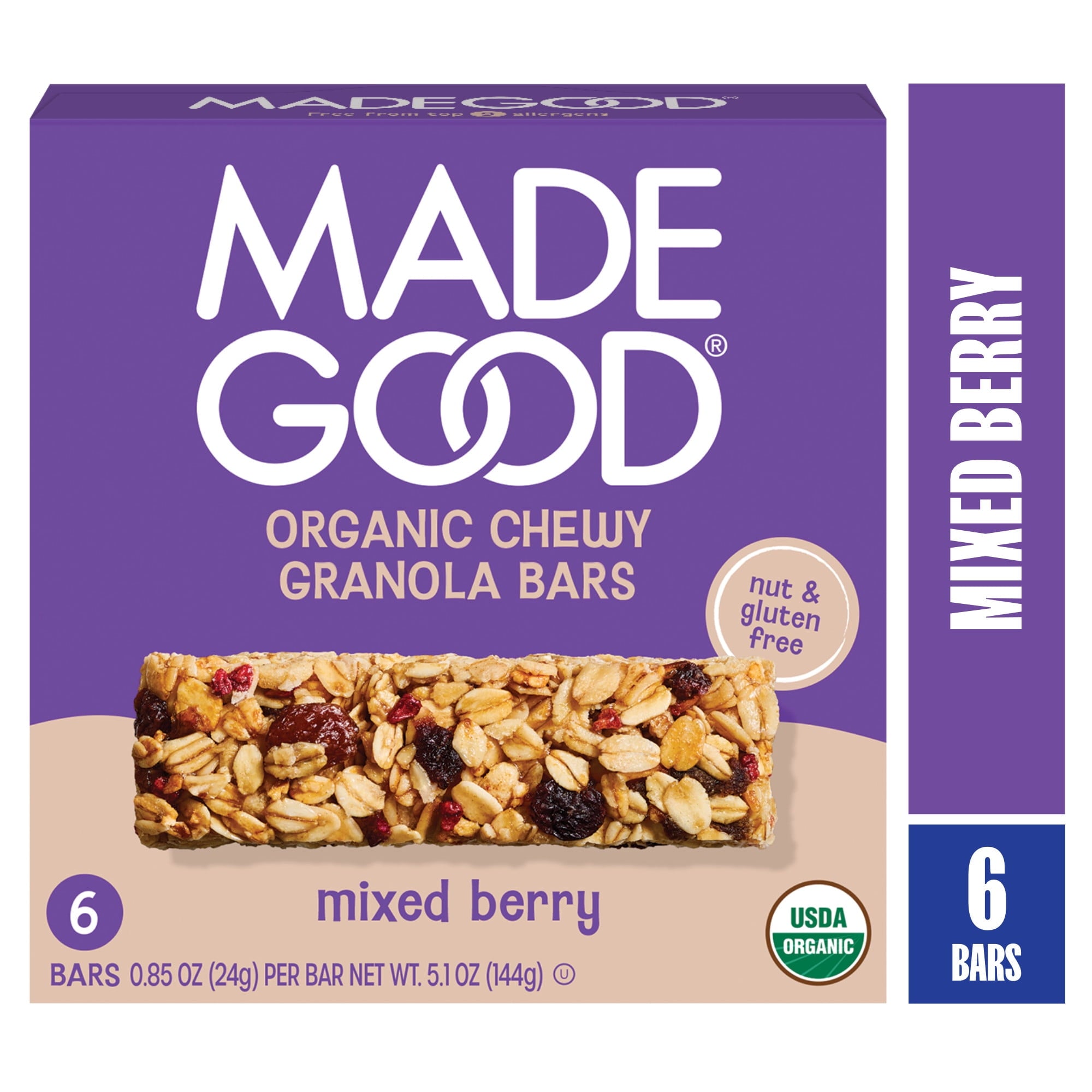 Madegood Bar Granola Mixed Berry