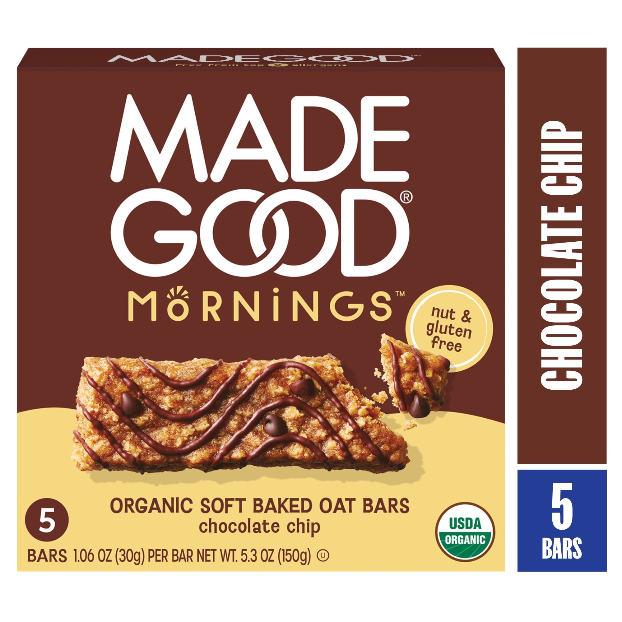Madegood Bar Chocolate Chip Oat Bars