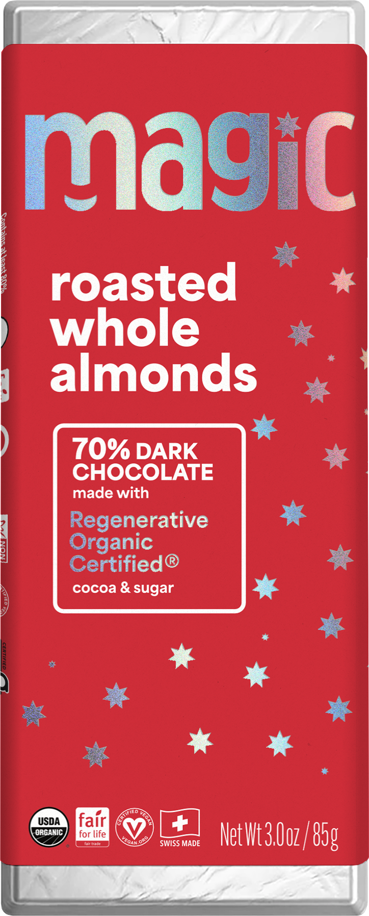 Magic Chocolate Bar Chocolate Roasted Whole Almond