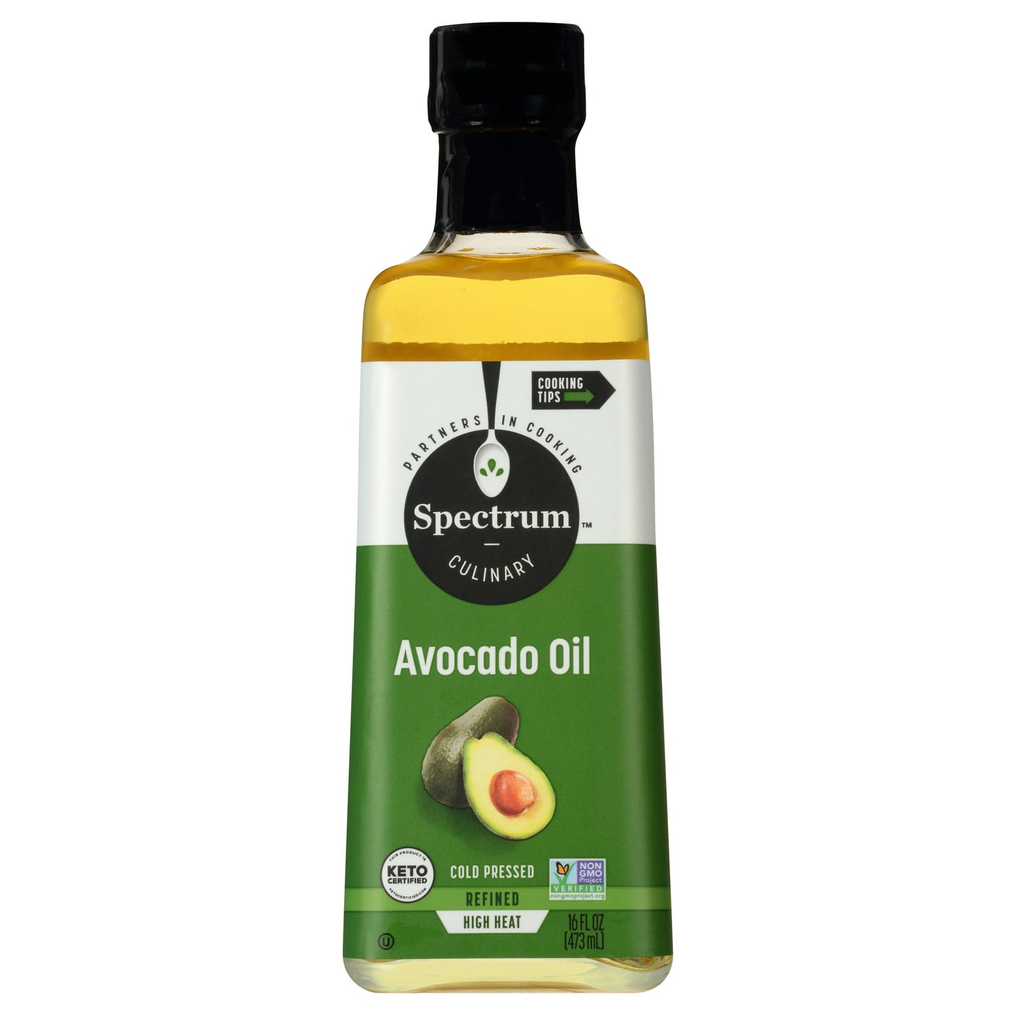 Spectrum Naturals Oil Avocado Refined 16 oz (Pack of 6)