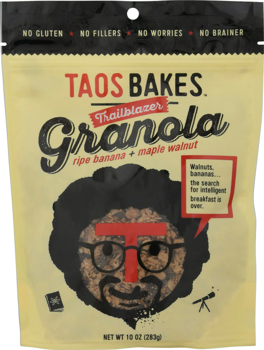 Taos Bakes Granola Banana Walnut 10 Oz (Pack of 6)