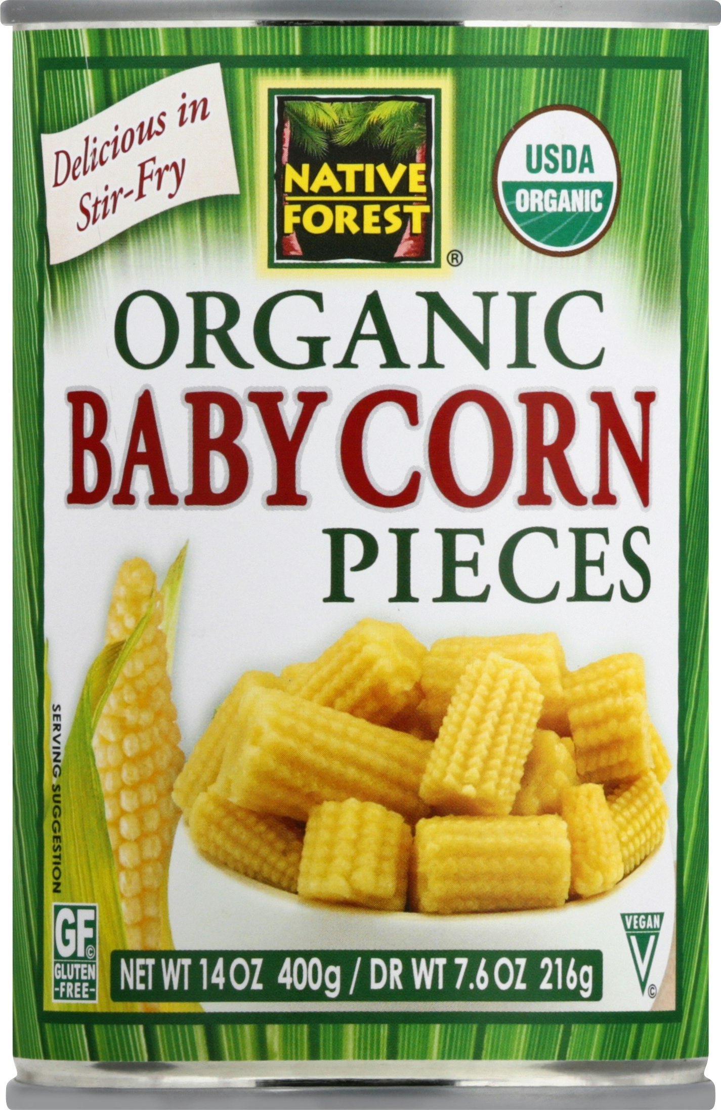 Native Forest Corn Cut Baby Organic 14 Oz Pack of 6