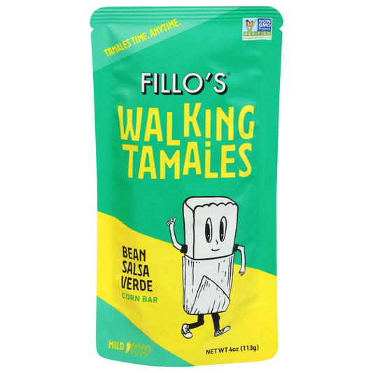Fillos Bean Salsa Verde Tamale 4 Oz Pack of 7