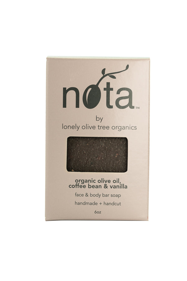 NOTA OLIVE OIL (Pack of 10) Nota Olive Oil Skincare Soap Bar Coffee & Vanilla Scent 6 Oz