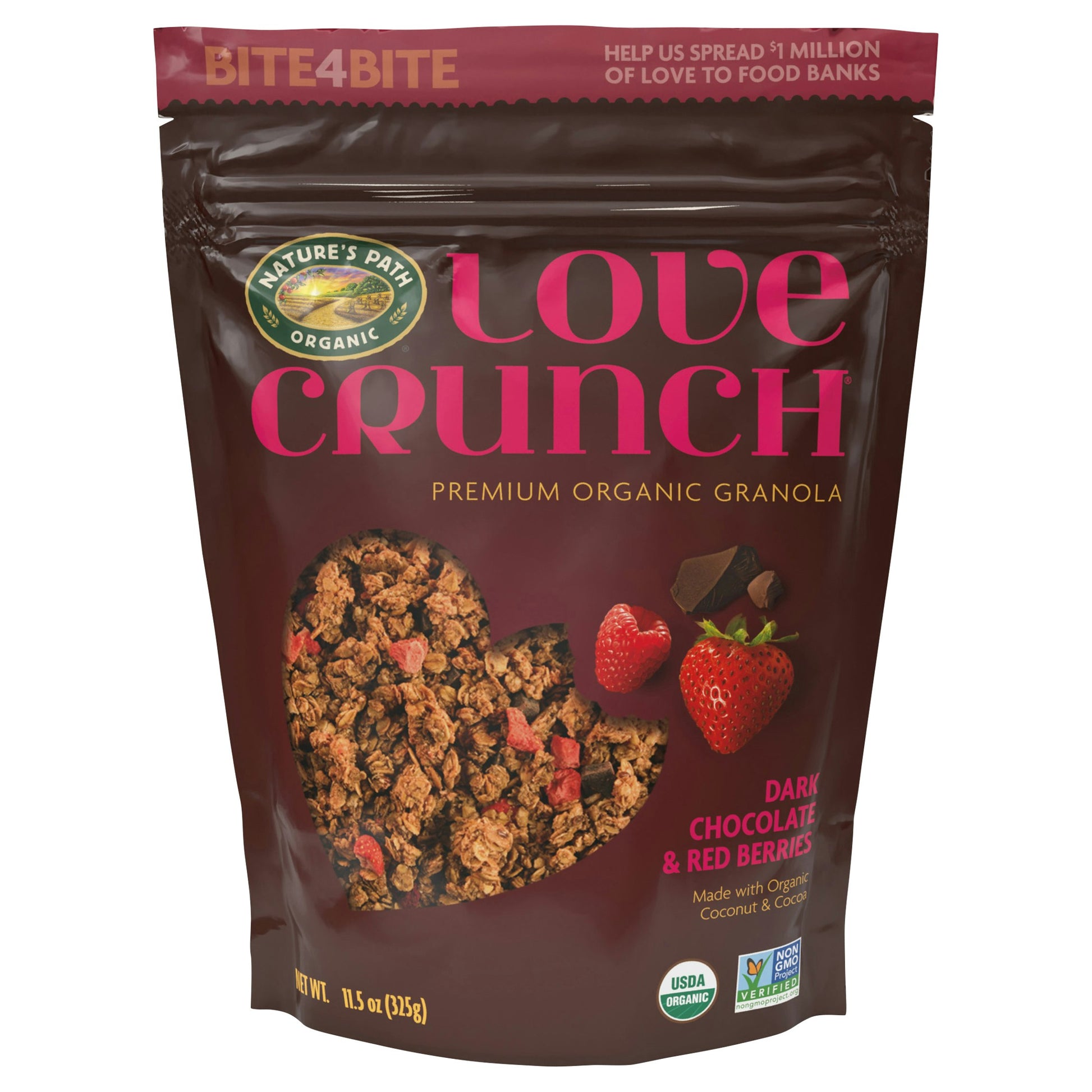 Natures Path Granola Love Dark Chocolate Organic 11.5 oz (Pack of 6)