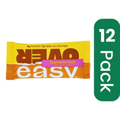 Over Easy - Breakfast Bar Banana Nut - 1.8 oz (Pack of 12)