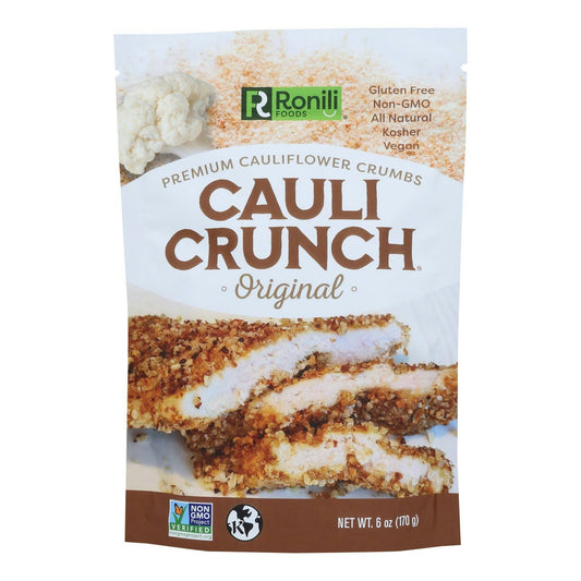 Cauli - crunch - Cauliflower Crumbs Original - 6 oz (Pack of 6)