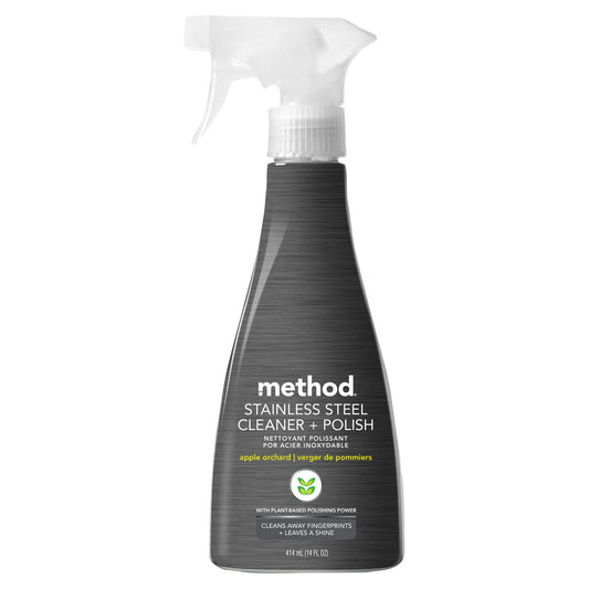 Method Home Care Stainless Steel Cleaner N Polish 14 Oz Pack of 6