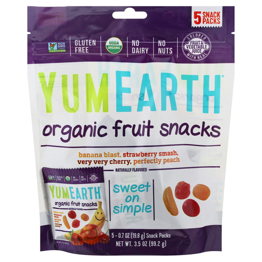 Yumearth Fruit Snack3.5 oz (Pack of 12)
