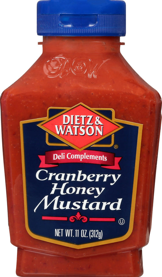 Dietz & Watson Deli Complements Mustard Cranberry Honey 11 Oz Pack of 12