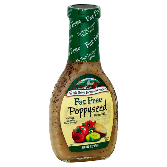Maple Grove Dressing Poppyseed 8 oz (Pack of 6)