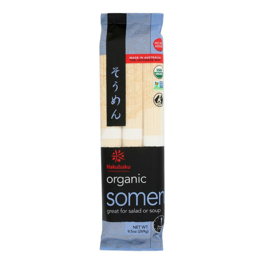 Hakubaku Somen Organic 3 9.5 Oz Pack of 4