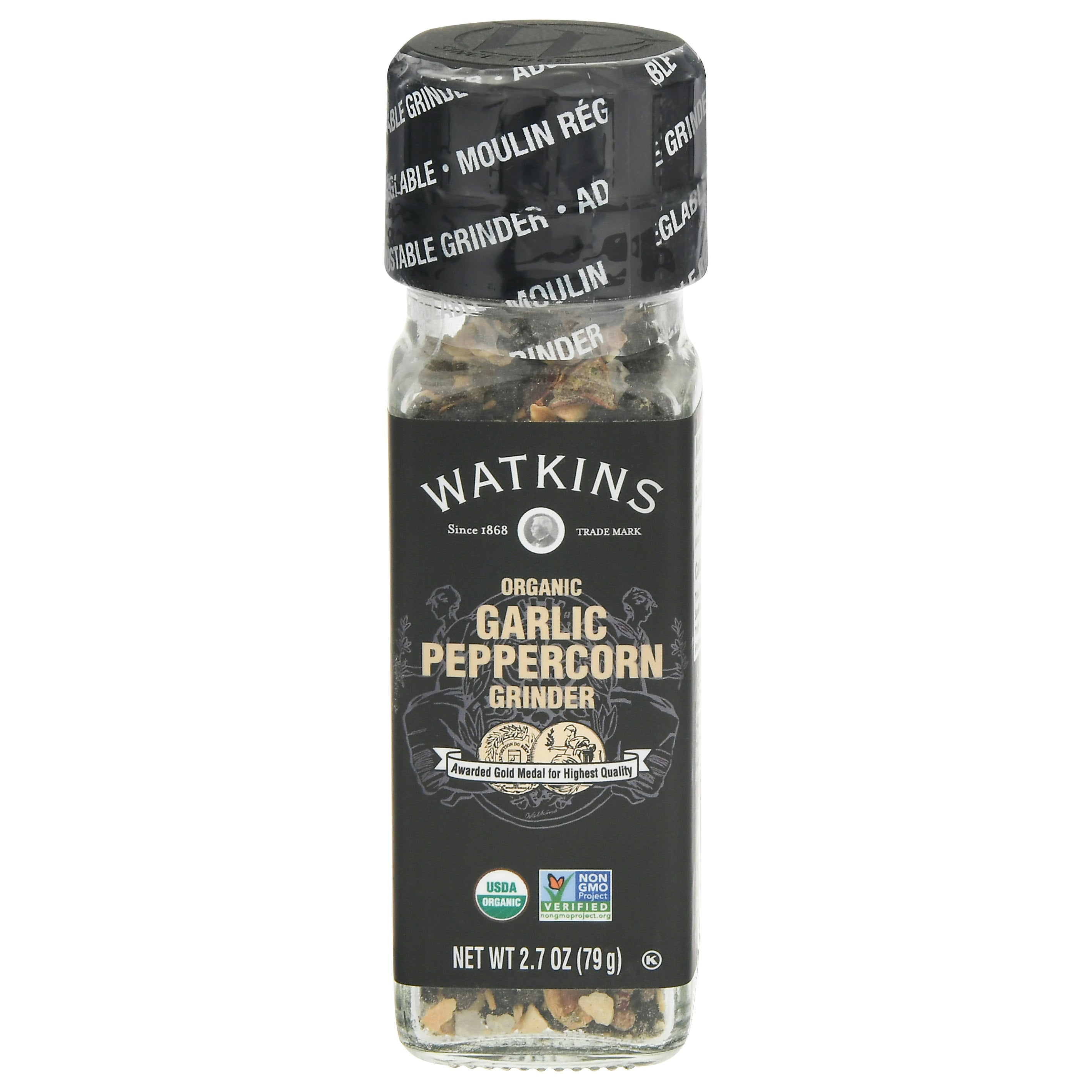 Watkins Peppercorn Garlic Organic