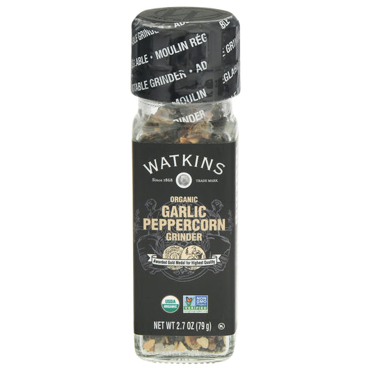 Watkins Peppercorn Garlic Organic 2.7 Oz Pack of 3