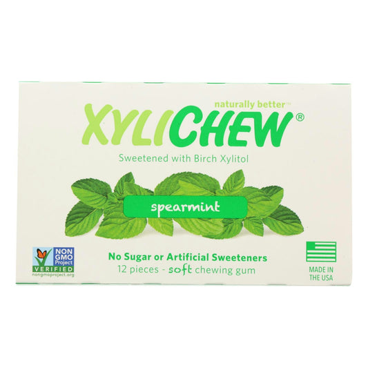 Xylichew - Spearmint Gum - 12 pc (Pack of 24)