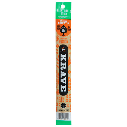 Krave Stick Smoked Chipotle Plant Based 1 Oz (Pack Of 12)