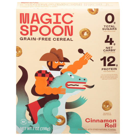Magic Spoon Cinnamon Roll Cereal - 7.08 Oz (Pack of 8)