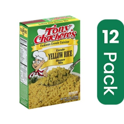Tony Chacheres Rice Dinner Creole Yellow 7 oz (Pack of 12)