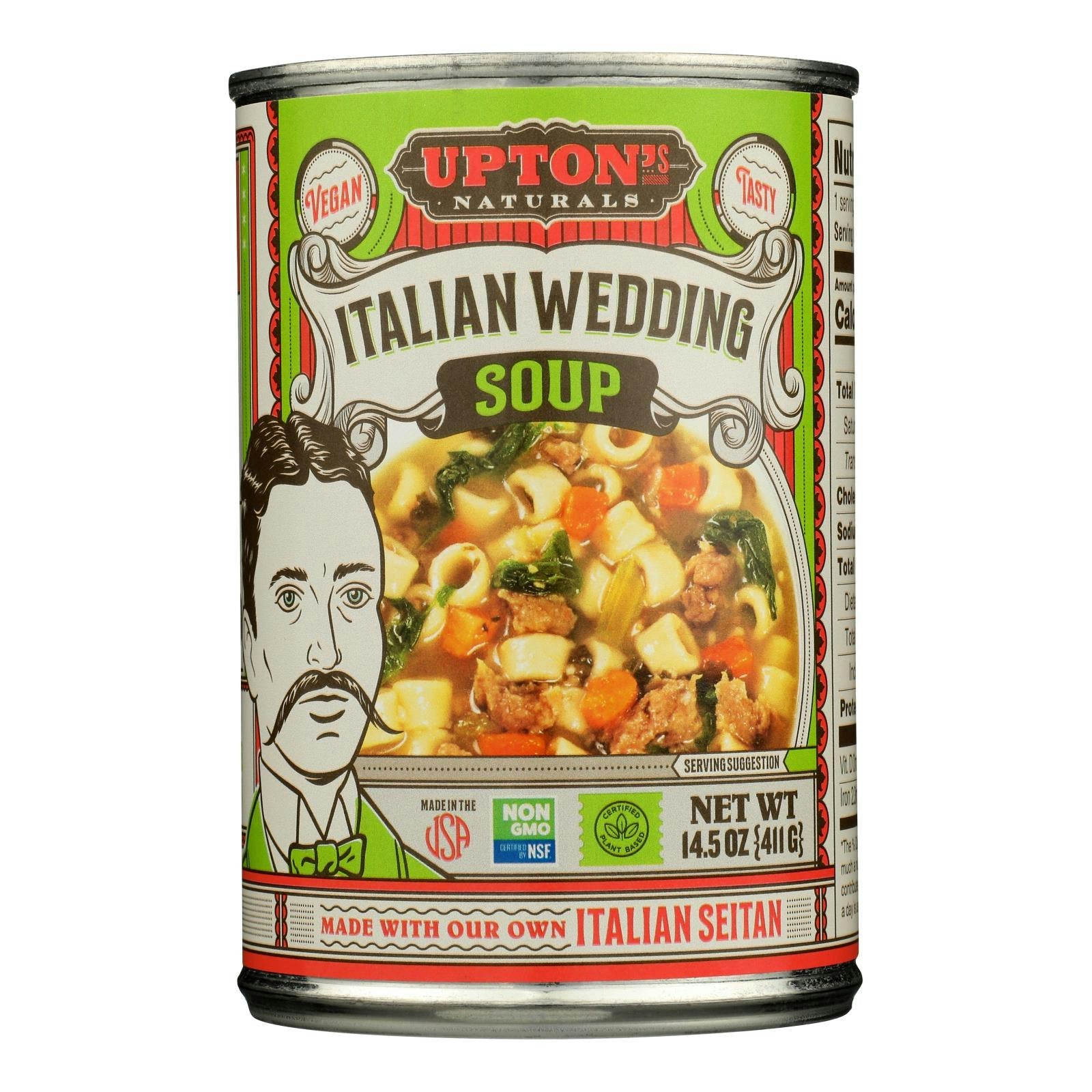 Upton's Naturals - Soup Vegan Italian Wedding 14.5 oz (Pack of 8)
