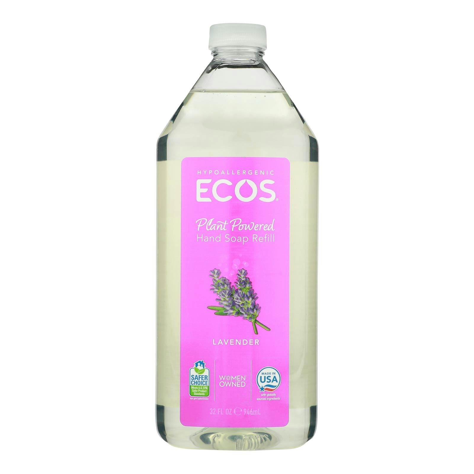 Earth Friendly Hand Soap Refill - Lavender 32 fl oz (Pack of 6)