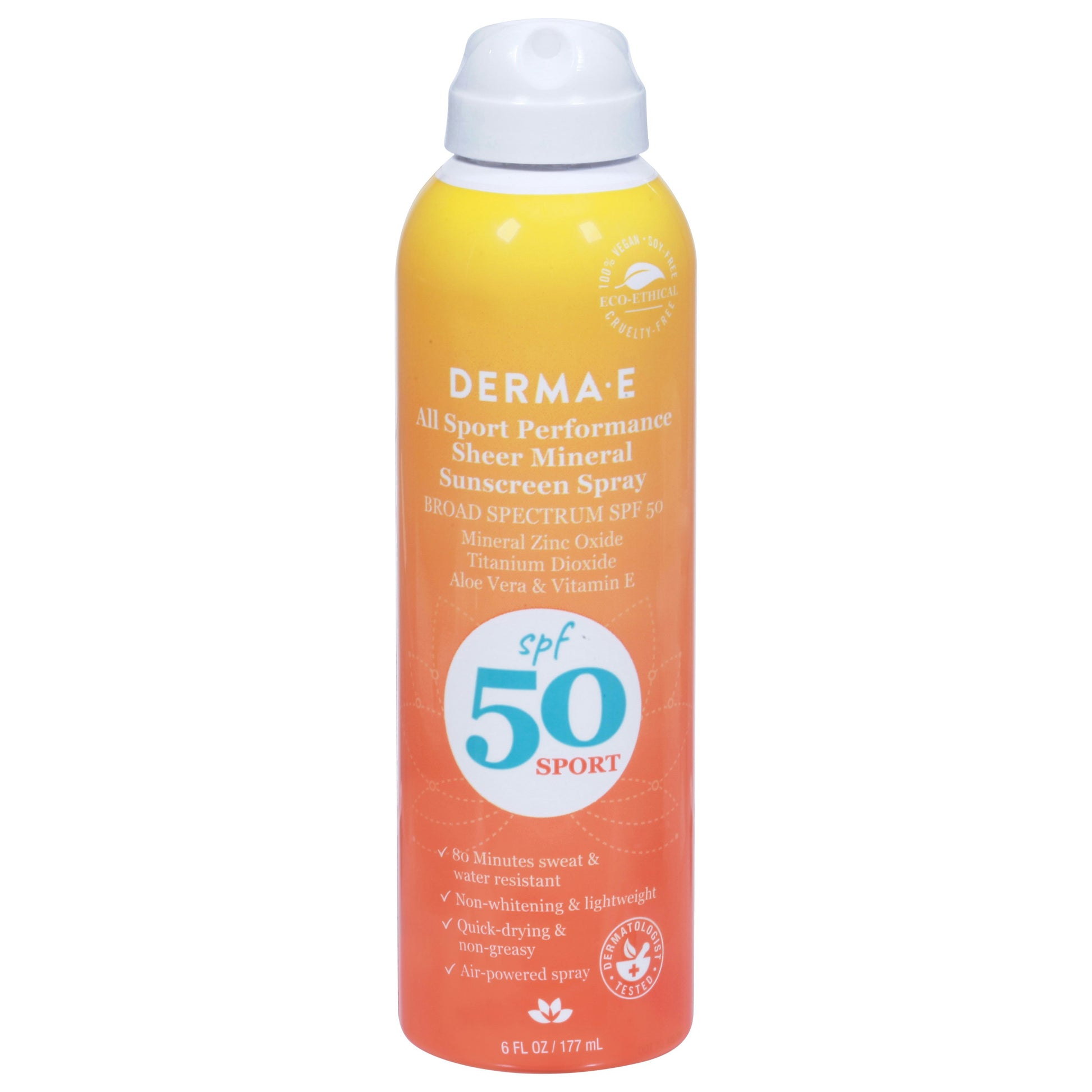 Derma E Sunscreen Allsport SPF50 6 Oz