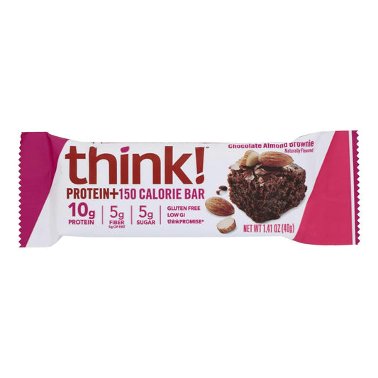 ThinkThin Lean Protein Chocolate Almond Brownie - 1.41 oz (Pack of 10)